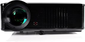 img 2 attached to Pyle PRJLE33 5” LCD Panel LED Video Projector: 📽️ Home Theater with Stereo Speakers, HDMI Ports, and Keystone Adjustment