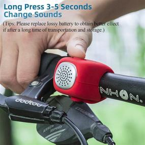 img 3 attached to 🚴 ROCKBROS Electric Bike Horn: 90 dB Loud Bell for Adults & Kids Bicycle - Electronic Bells