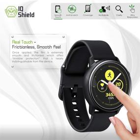 img 2 attached to Защитная пленка IQ Shield для Samsung Galaxy Watch Active (Galaxy Watch Active2 40 мм) - набор из 6 штук, антипузырьковая и прозрачная пленка