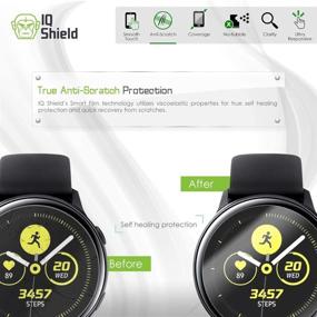 img 1 attached to Защитная пленка IQ Shield для Samsung Galaxy Watch Active (Galaxy Watch Active2 40 мм) - набор из 6 штук, антипузырьковая и прозрачная пленка