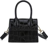 catmicoo trendy handbag crocodile pattern women's handbags & wallets for top-handle bags logo