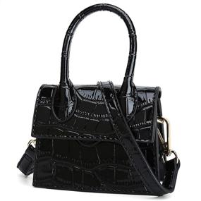 img 2 attached to CATMICOO Trendy Handbag Crocodile Pattern Women's Handbags & Wallets for Top-Handle Bags