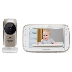 img 4 attached to 👶 Motorola MBP845CONNECT 5" Video Baby Monitor: Wi-Fi Viewing, Digital Zoom, Two-Way Audio & Room Temperature Display