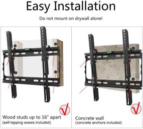 img 1 attached to 📺 Suptek Tilt TV Wall Mount Bracket for 26-55 inch LED, LCD and Plasma TV: Max 400x400mm VESA, 100lbs Capacity, Low Profile & Bubble Level (MT4204)