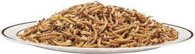 img 2 attached to 🍽️ Delicious 8oz Appetizing Mealworms with Dried River Shrimp - All Natural, Non-GMO Surf & Turf for Chicken, Fish, Ducks, Wild Birds, Turtles, Hamsters, Fish, and Hedgehogs