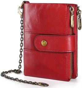 img 4 attached to 👛 Genuine Leather Bifold Wallet: The Ultimate Men's Accessory for Wallets, Card Cases & Money Organizers