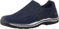 skechers expected gomel slip loafer men's shoes logo