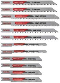 img 1 attached to 🔧 Versatile CRAFTSMAN Jigsaw Blade Set - U-Shank, 12-Piece Pack (CMAJ2SET12)