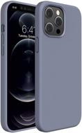 📱 miracase iphone 12 pro max case 6.7 inch(2020 release): full body protection with shockproof drop protection - lavender gray logo