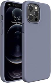 img 4 attached to 📱 Miracase iPhone 12 Pro Max Case 6.7 inch(2020 Release): Full Body Protection with Shockproof Drop Protection - Lavender Gray