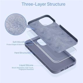 img 2 attached to 📱 Miracase iPhone 12 Pro Max Case 6.7 inch(2020 Release): Full Body Protection with Shockproof Drop Protection - Lavender Gray