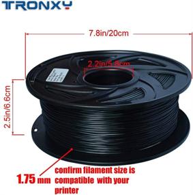 img 2 attached to 🔧 Versatile and Durable Flexible Black Filament 1.75 Material for All Your 3D Printing Needs