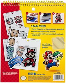 img 3 attached to 🎮 Подушка с узором бусин Super Mario Bros 3 от Perler 80-22841 - 14 страниц для ремесел со стеклянными бусинами