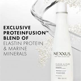 img 1 attached to Nexxus Clean and Pure ProteinFusion Clarifying Shampoo, 13.5 oz - Paraben-Free for Nourished Hair