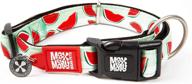 🐶 neoprene padded max & molly smart id dog collar with waterproof qr-tag and machine washable personalized pet profile - ideal for small, medium, and large dogs логотип