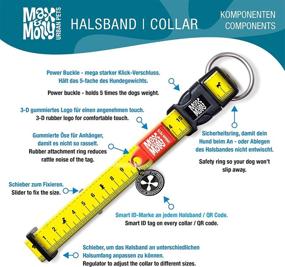 img 2 attached to 🐶 Neoprene Padded Max & Molly Smart ID Dog Collar with Waterproof QR-Tag and Machine Washable Personalized Pet Profile - Ideal for Small, Medium, and Large Dogs