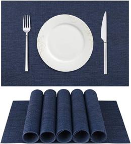 img 1 attached to 🔥 DACHUI Crossweave Placemat: Non-Slip Insulation at its Finest