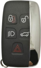 img 4 attached to Черный кожух для умного ключа J-ACCES Black Smart Key Fob для автомобилей Land Rover Range Rover Sport LR2 LR4 Evoque, покрывающий 5 кнопок бесключевого входа