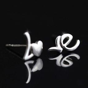 img 1 attached to 💎 Charming and Stylish 925 Sterling Silver Ear Studs Earrings