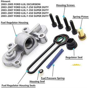 img 3 attached to 🔧 Enhanced Performance: 6.0 Blue Spring Kit Upgrade for Ford Powerstroke 2003-2007 - Fuel Pressure Regulator Kit (Fits F250, F350, F450, F550) - Replaces OEM Part 3C3Z-9T517-AG