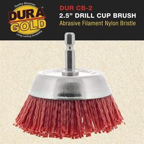 img 3 attached to 💫 Dura Gold Abrasive Filament Nylon Bristle: Superior Brush for Efficient Surface Finishing