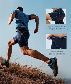 img 1 attached to 🏃 Ultimate Performance: iSnowood Compression Shorts - Men's Spandex Athletic Underwear for Running & Workouts