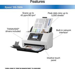 img 2 attached to Epson DS-780N: Efficient Network Color Document Scanner with ADF and Duplex Scanning for PC and Mac
