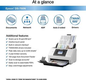 img 3 attached to Epson DS-780N: Efficient Network Color Document Scanner with ADF and Duplex Scanning for PC and Mac