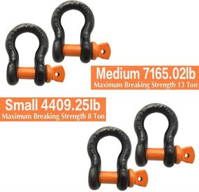 img 3 attached to Jamgoer Shackles Strength Recovery Automotive Exterior Accessories