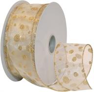 morex ribbon glitter 2 inch 50 yard sewing logo