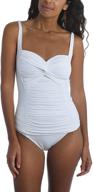 👙 blanca goddess bandeau tankini swimsuit: stunning women's clothing and swimwear attire for summertime logo