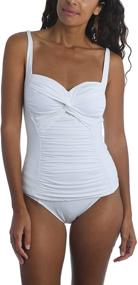 img 1 attached to 👙 Blanca Goddess Bandeau Tankini Swimsuit: Stunning Women's Clothing and Swimwear Attire for Summertime