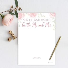 img 2 attached to Bridal Shower Games Bundle - Floral Theme | 5 Games with 25 Sheets Each | Featuring Bridle Bingo, Do You Know The Bride, Advice for The Mr. & Mrs, Emoticon Guess, and He Said She Said | 5 x 7 Inches Size