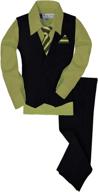 👔 black pinstripe formal dresswear for boys - jl40 suits & sport coats logo