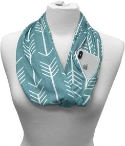 img 3 attached to Holiday Sale - Women's Patterned Infinity Accessories, Scarves & Wraps