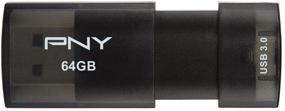 img 4 attached to 💾 PNY Elite X 64GB USB 3.0 Flash Drive - High-Speed Read up to 185MB/sec - Model: P-FD64EX-GE