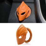 car engine start button cover aluminum alloy universal car ignition switch decoration cover replacement parts logo