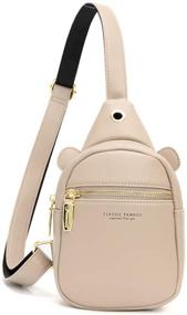img 4 attached to Women's Handbags & Wallets in Fashion Backpacks: Aeeque Backpack Crossbody Shoulder Bag