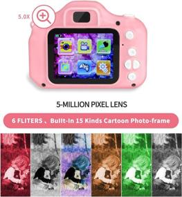 img 1 attached to Capturing Precious Moments: SZREDU Digital Camera for Toddler's Birthday Fun