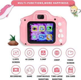 img 3 attached to Capturing Precious Moments: SZREDU Digital Camera for Toddler's Birthday Fun