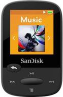 sandisk sdmx24-008g-a46k clip sport mp3 player (black) – 8gb storage, 1.44" screen logo