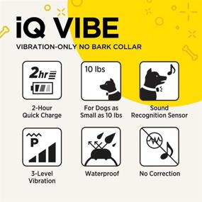 img 1 attached to 🐶 Dogtra IQ Vibe Vibration No Bark Collar - Rechargeable & Waterproof for Small-Medium Dogs with High-Performance Pager & Bonus Training Clicker