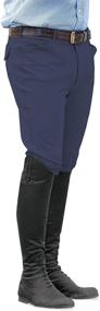 img 1 attached to Ovation Girls Euroweave Sidezip Breeches