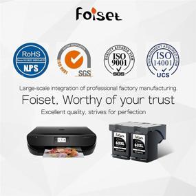 img 2 attached to 🖨️ Foiset Remanufactured Inkjet 2 Pack Black 63XL Replacement for HP 63 XL 63XL High Yield for Envy 4520 4512 4516 Officejet 5252 5255 5258 4650 3830 3833 4655 Deskjet 1112 2132 3630 3632 3634