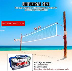 img 2 attached to 🏐 Versatile 32X3FT Pro Volleyball Net: Ideal for Sand, Grass, and Backyard Play with Portable Beach Design