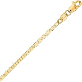 img 2 attached to Yellow Mariner Anklet Chain Necklace