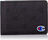 champion rhyme bifold wallet black logo