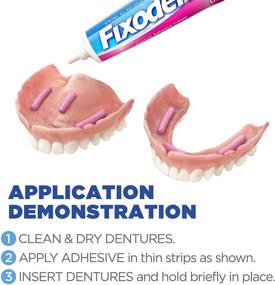 img 2 attached to 🦷 Fixodent Complete Original Denture Adhesive Cream: Secure Hold for Your Dentures - 2.4 Oz