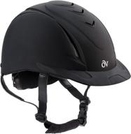 deluxe schooler equestrian helmet by ovation logo