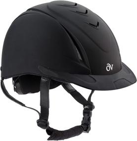 img 3 attached to Deluxe Schooler Equestrian Helmet by Ovation